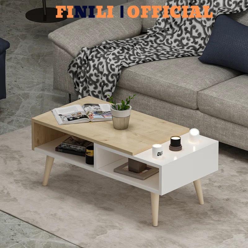 Bàn trà sofa FINIL gỗ công nghiệp, phong cách bắc âu đẹp hiện đại FNL00.333