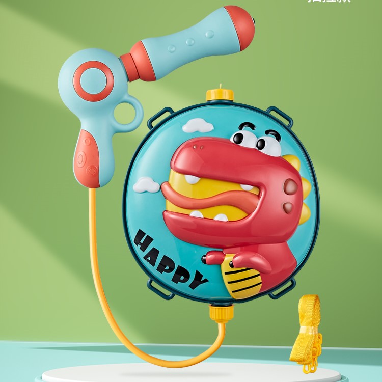 Súng bắn bong bóng xà phòng khổng lồ 2 lớp hình khủng long đồ chơi cho bé giải trí, quà tặng sinh nhật cho bé