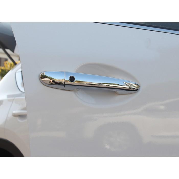 Bộ ốp tay nắm, ốp hõm cửa xe Mazda 3 2015-2019