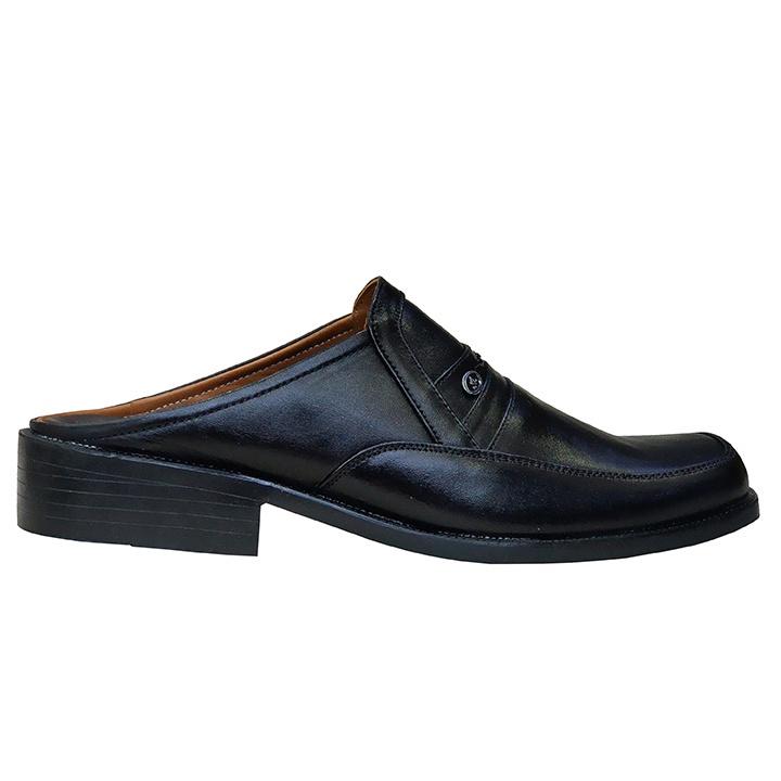 Dép Bít Mũi Nam Da Bò Thật TiTi ĐÔ Cao Cấp GSB2078d