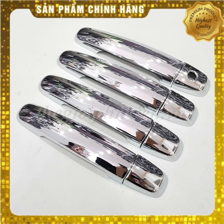 Combo 4 miếng dán chống xước hõm cửa và tay nắm cửa xe Suzuki Ciaz 2019 mạ Crom