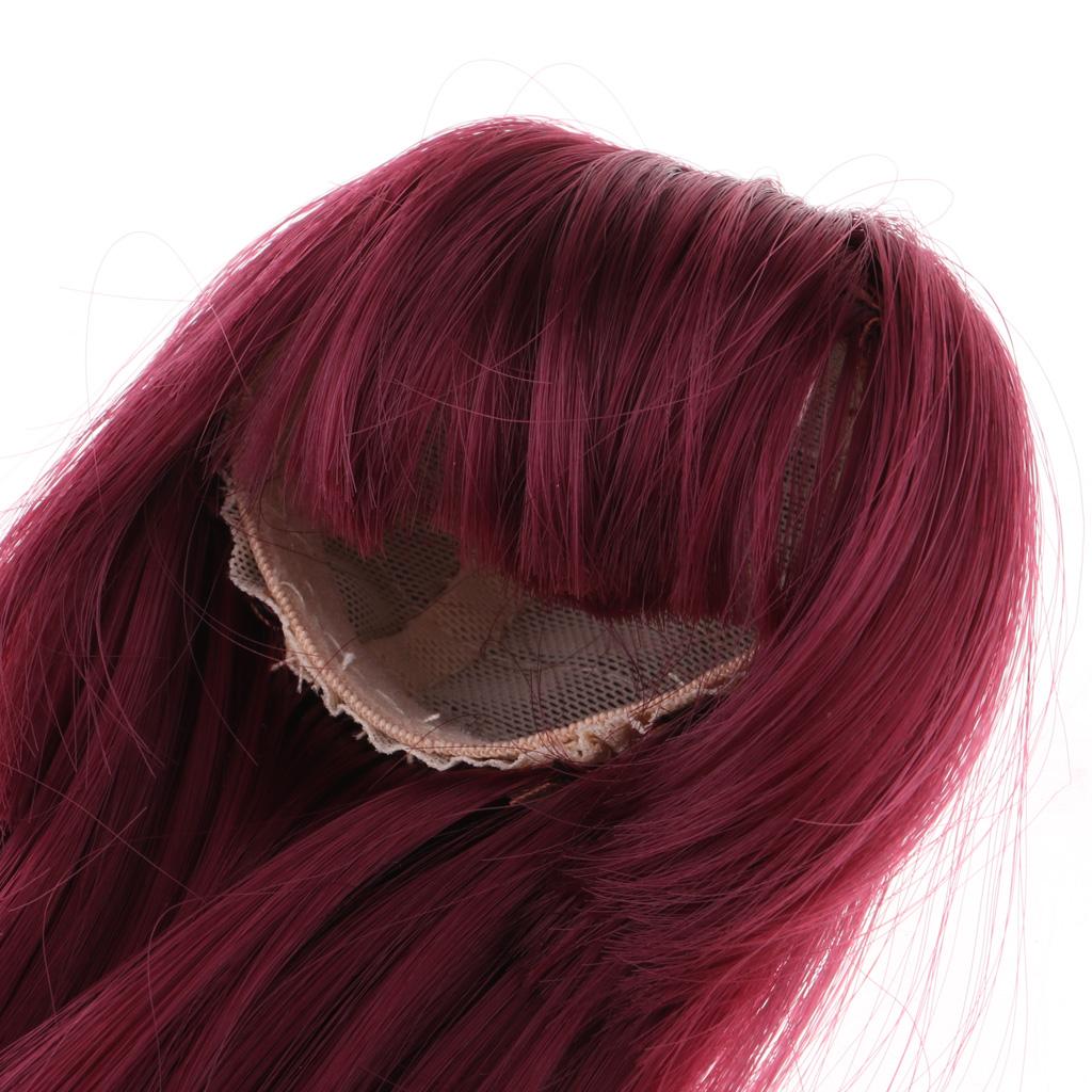 Doll Full Wig Hair 1/4 Synthetic Hair Dolls Wig Hairpiece for  Making