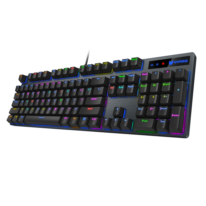 Bàn Phím Gaming Có Dây Rapoo V500RGB - Hàng Chính Hãng