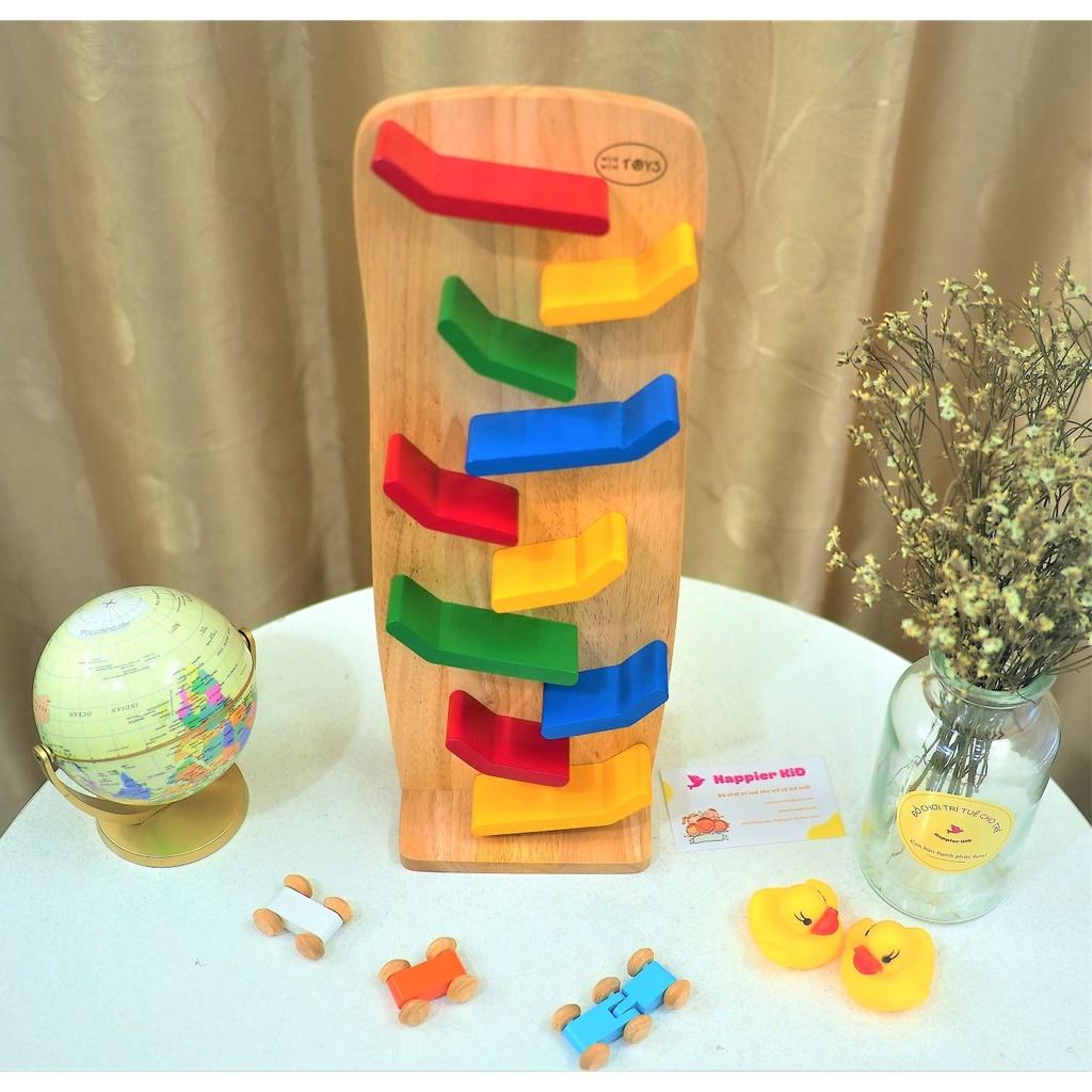 Vách xe rượt đuổi Winwintoys - Đồ chơi vận động, phối hợp tay mắt chất liệu gỗ cao su cao cấp