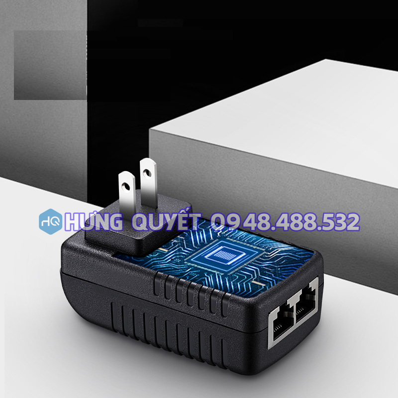 Nguồn POE  48V 0.5A 24W bộ chuyển đổi điện Adapter POE 48V 0.5A 24W cắm là chạy cho các thiết bị mạng hỗ trợ POE