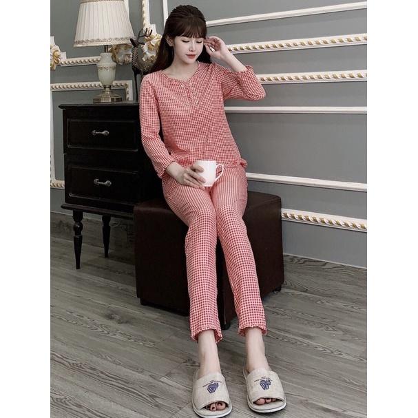 Đồ bộ mặc nhà xinh chất lụa hàn