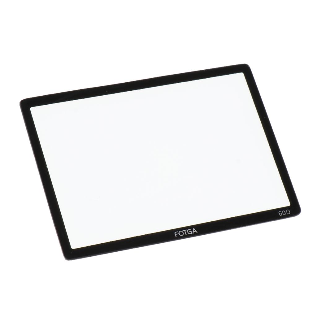 Replacement Optical Glass LCD Screen Protector Cover for 60D Camera