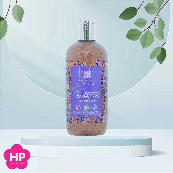 Sữa Tắm Avatar Lavender Hương Hoa Nhật Bản Với Cánh Hoa Thật 500ml