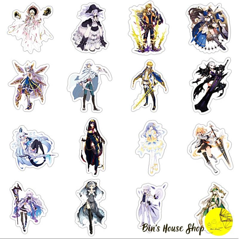 Bộ Sticker - Miến Dán Siêu Kute - Miến Dán Họa Tiết Nhận Vật Anime cực ngầu