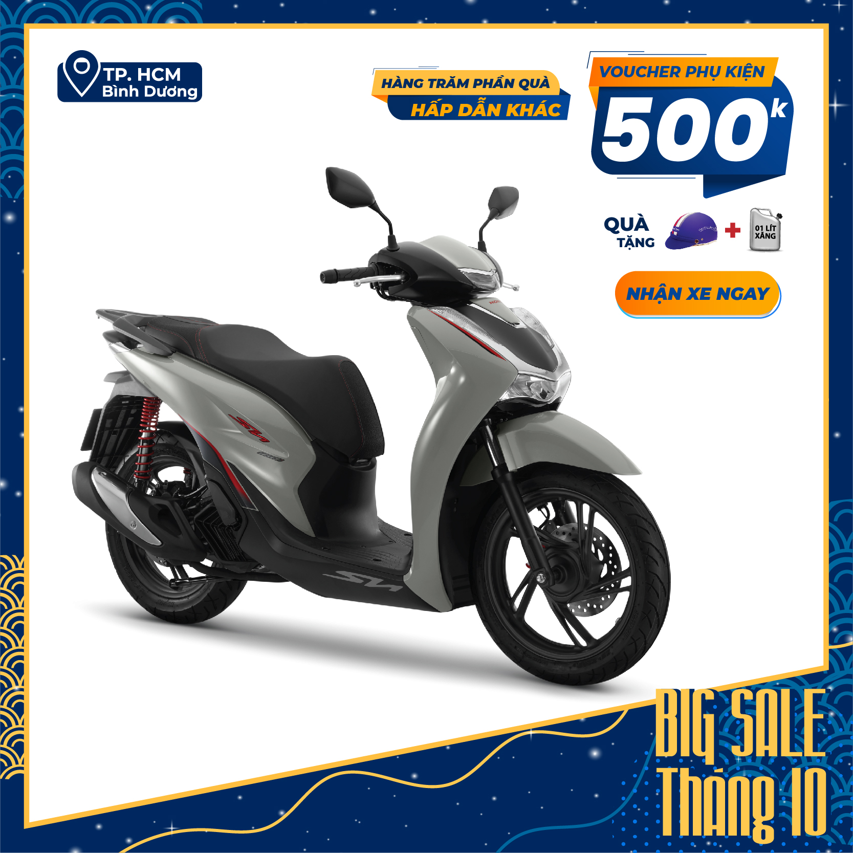 Xe Máy Honda SH 160i 2024 - Phiên Bản Thể Thao