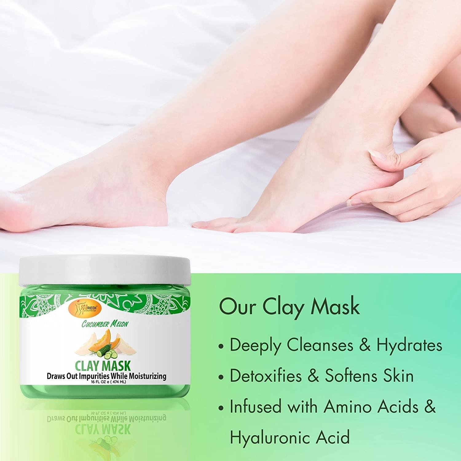 Măt nạ đất sét Pedi Clay Mask mùi Dưa 474 ml