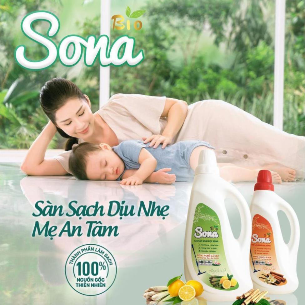 Nước Lau Sàn Sona 1.25kg Hương Quế