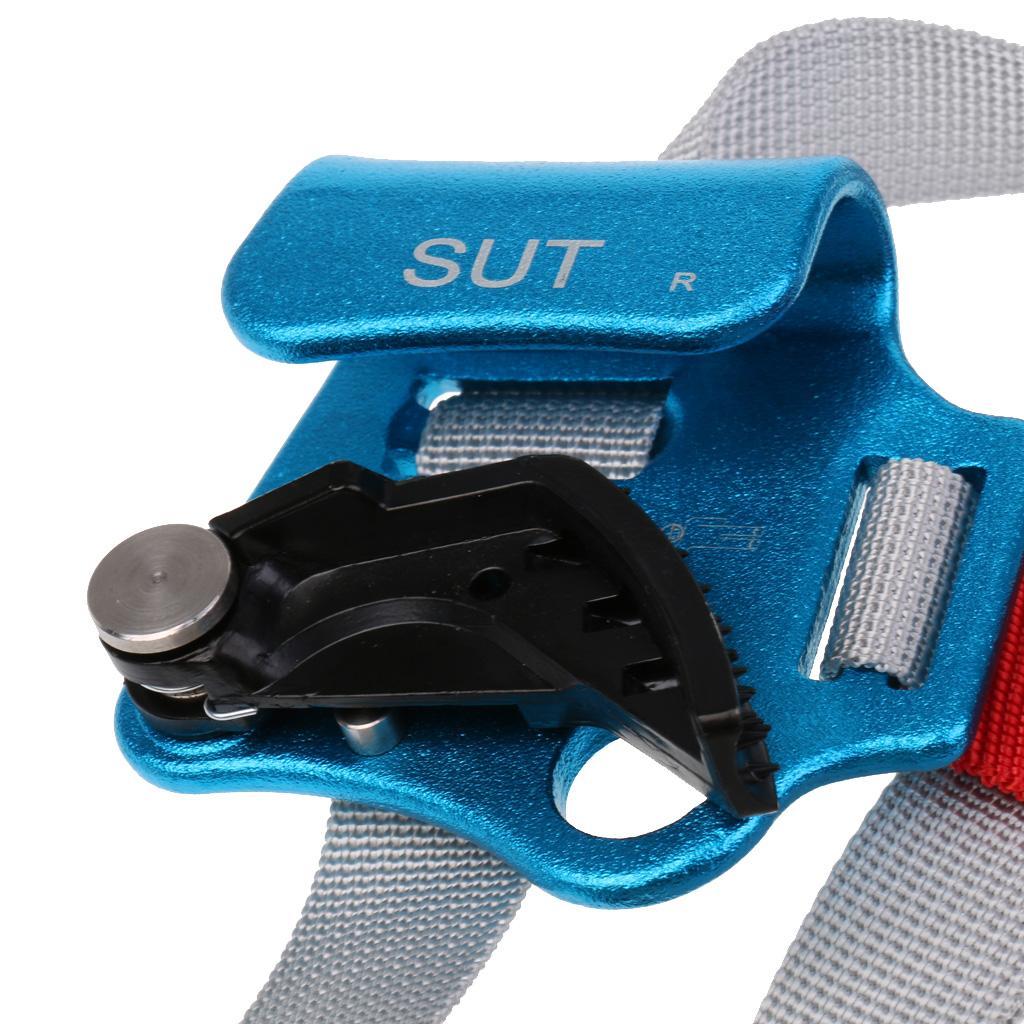2 Pieces / Set Double Foot Ascender Riser Rock Climbing Caving Boot Mounted Device Rope Access Protection Gear