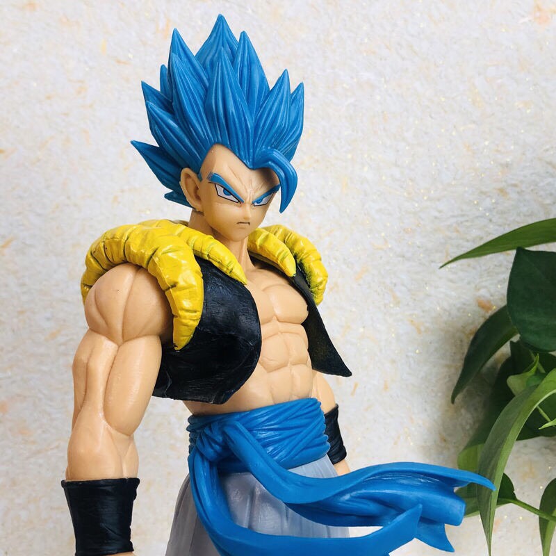 Mô hình Songoku - Gogeta tóc xanh (cao 32cm)