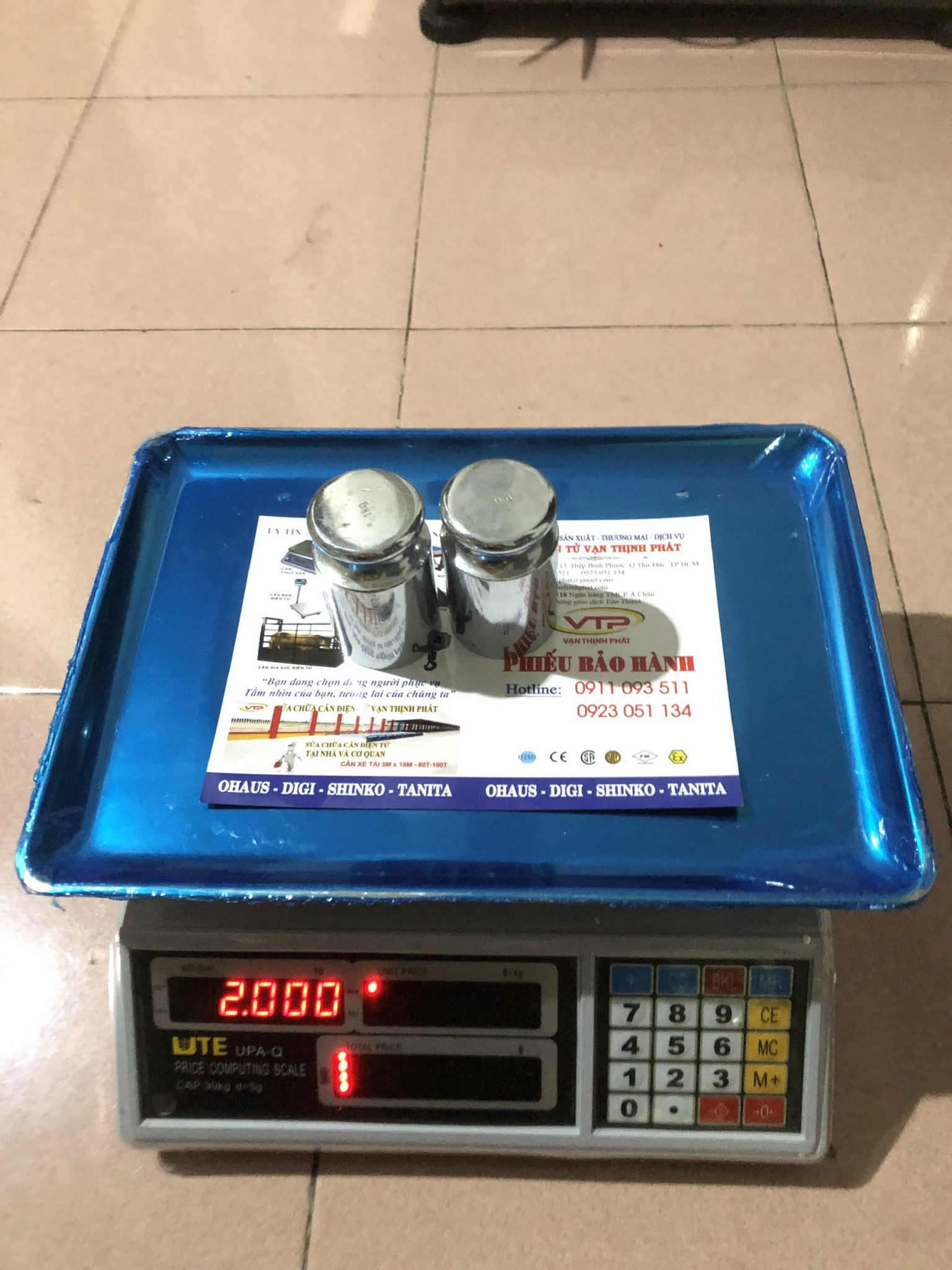 Cân Điện Tử Tính Tiền UTE UPA-Q 30 KG