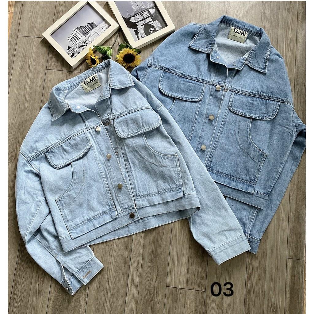 ÁO KHOÁC JEANS NỮ LỬNG CAO CẤP MS 03