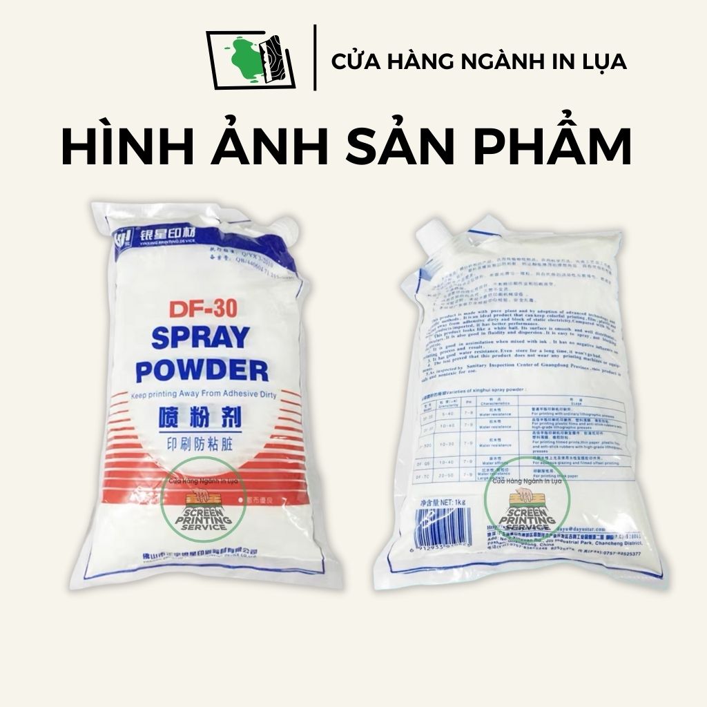 Bột phun khô DF-30 Spray Powder dùng trong in offset