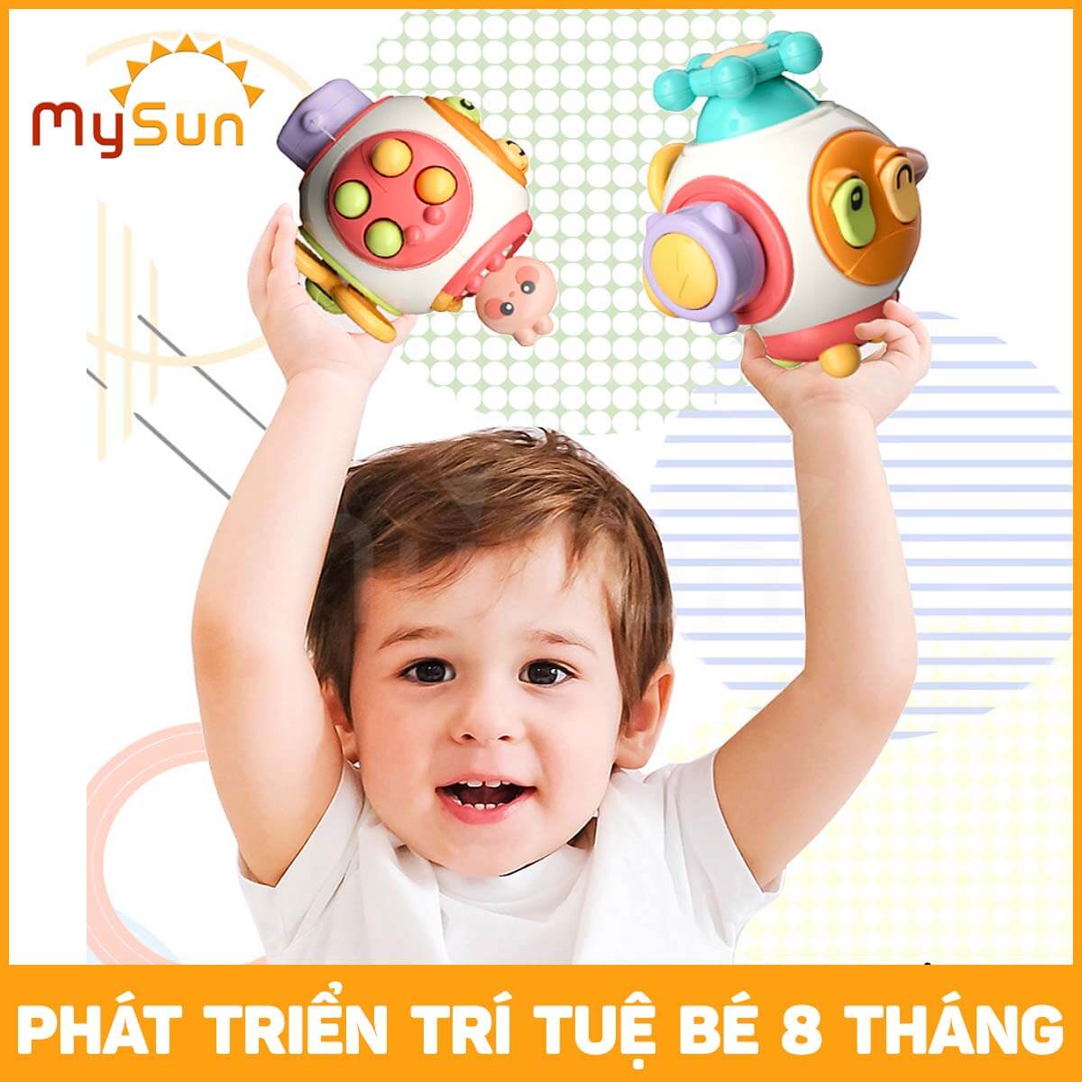 Đồ chơi thông minh cho bé trai gái sơ sinh 1 2 3 tuổi phát triển tư duy, kích thích trí tuệ não, tập cầm nắm