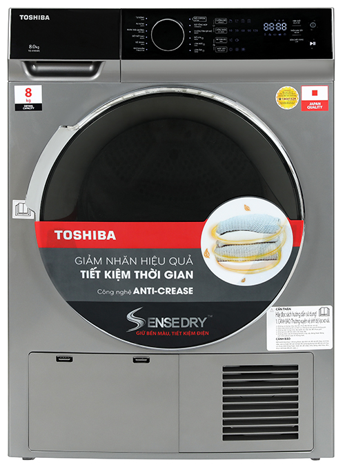 TD-K90MEV(SK) - Máy Sấy Ngưng Tụ Toshiba 8 Kg TD-K90MEV (SK) - Hàng Chính Hãng