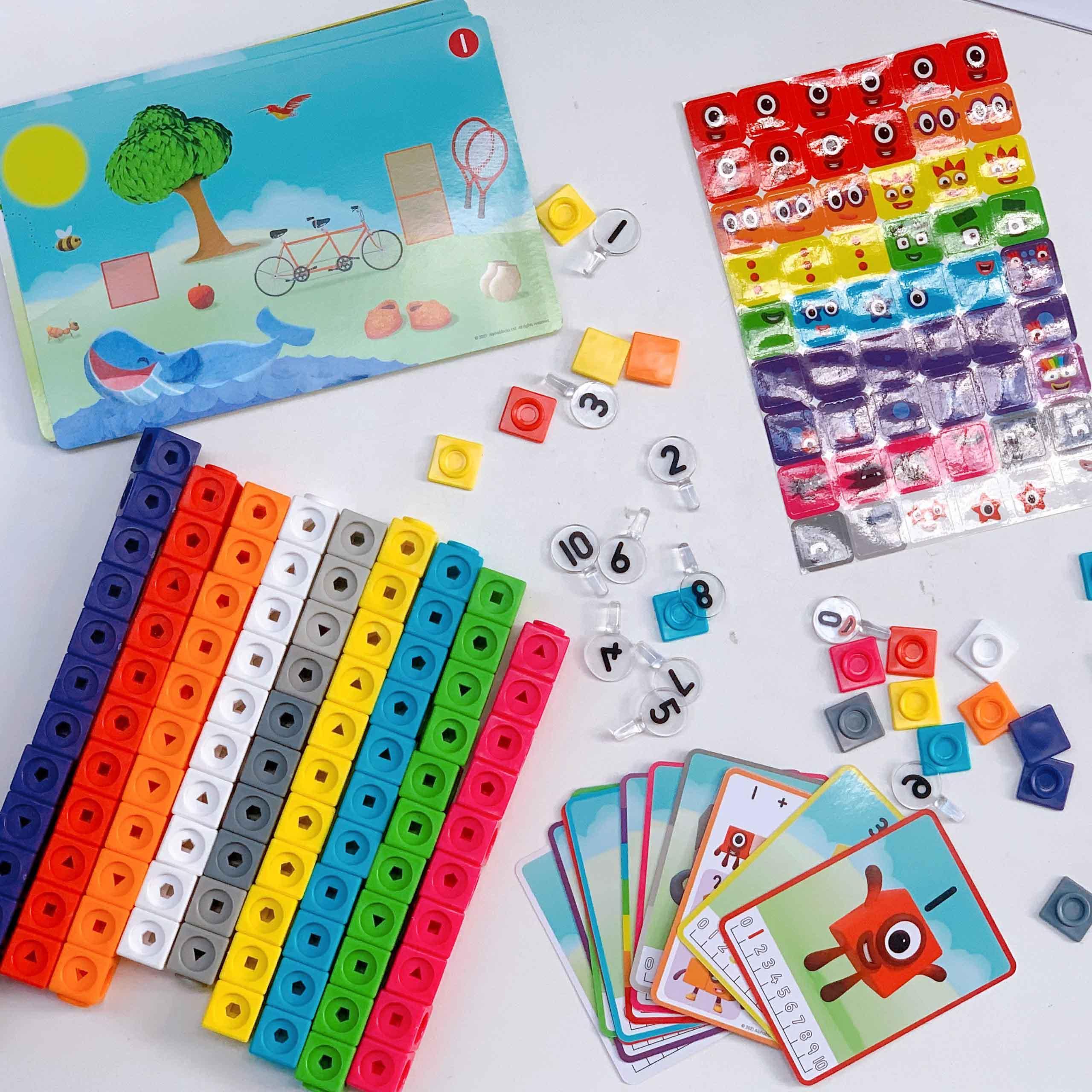 Bộ học toán Mathlink Cubes Numberblocks số đếm 1-10