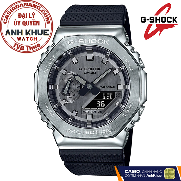 Đồng hồ nam dây nhựa Casio G-Shock chính hãng GM-2100-1ADR