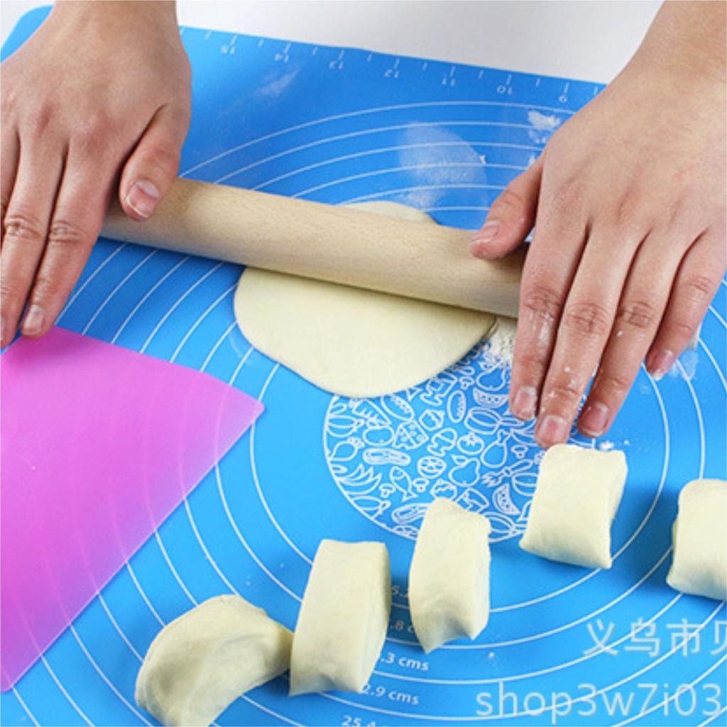Thảm Làm Bánh Tấm Nhào Bột Chống Dính Silicon Lót Bàn Nhào Bột Bánh Mì Lớn 500x400 mm - THAM400X500