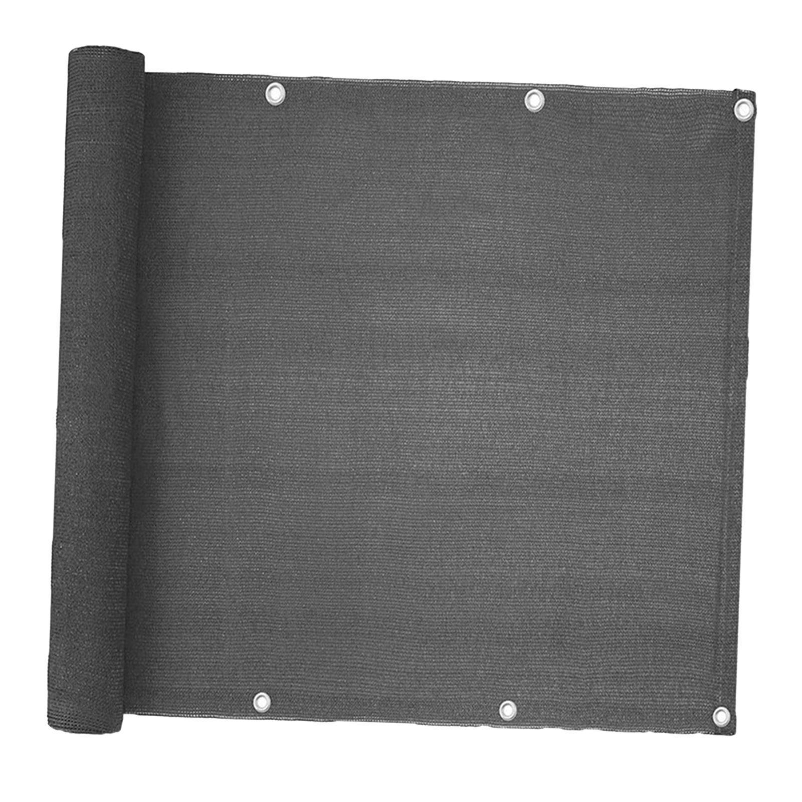 Fence Privacy Screen Outdoor Protection Resistant Porch Rails gray