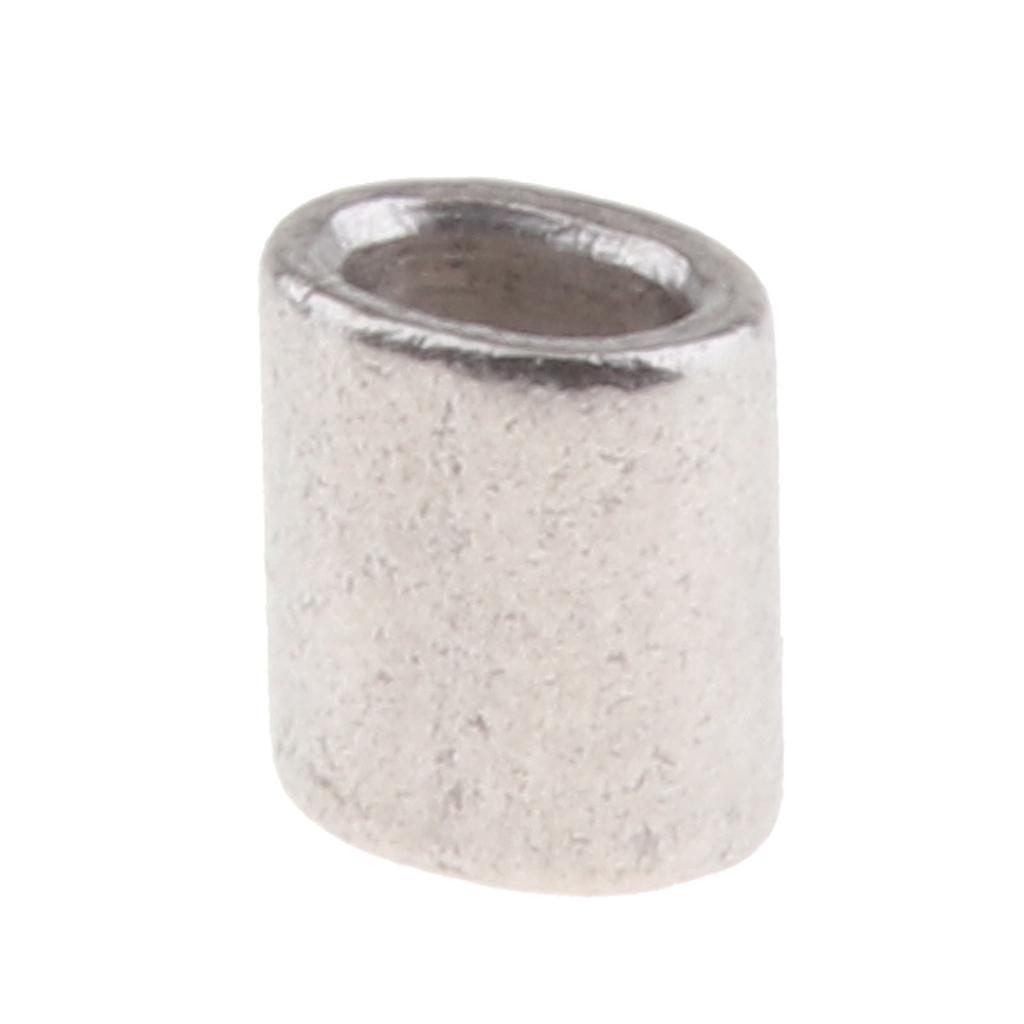 Marine 304 Stainless Steel Cable / Wire Rope Ferrules 1.0 mm to 6.0 mm