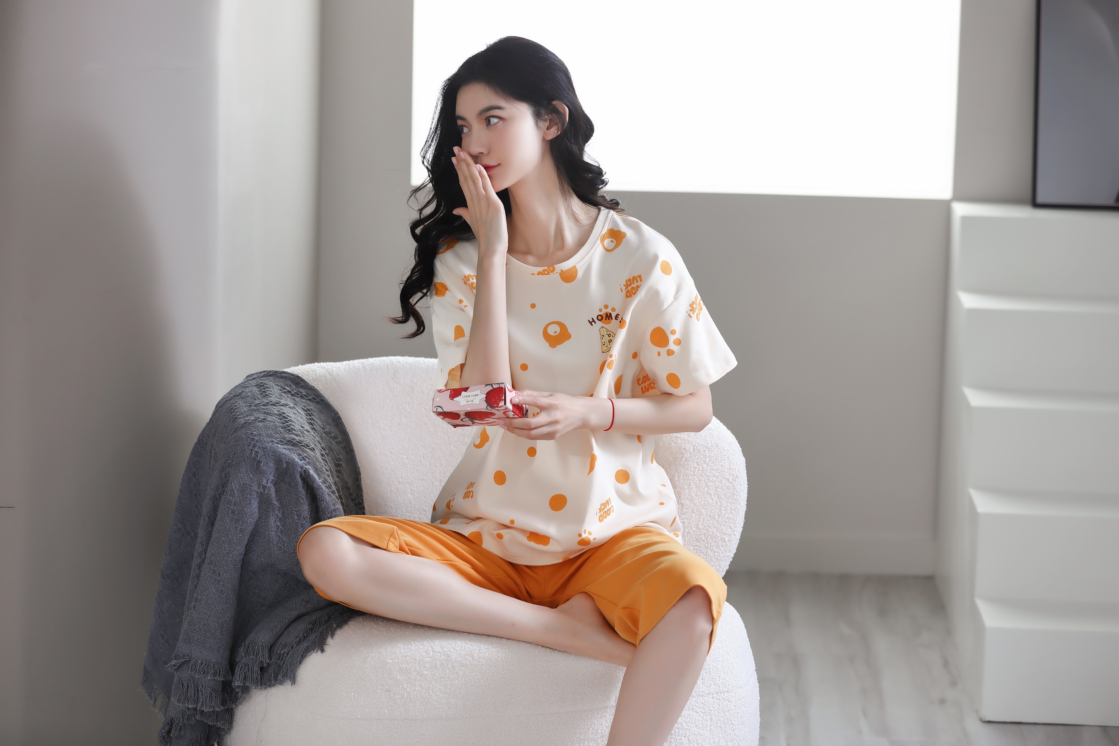 Quần áo mặc nhà cotton 5548