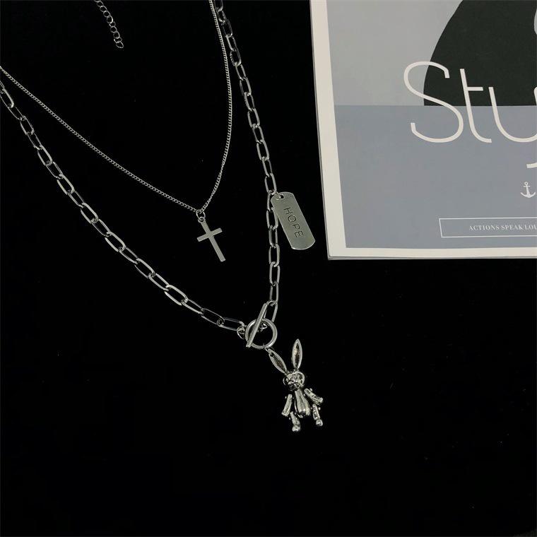 Dây chuyền thỏ xu hướng cá tính Nam Nữ Unisex