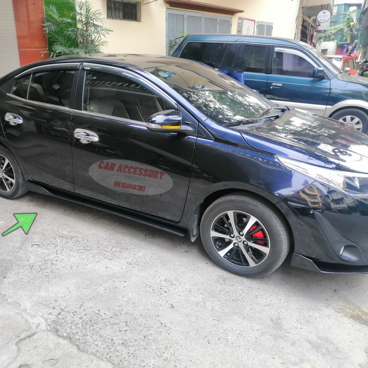 Lip hông Lip sườn Toyota mẫu độ cho xe Toyota Vios