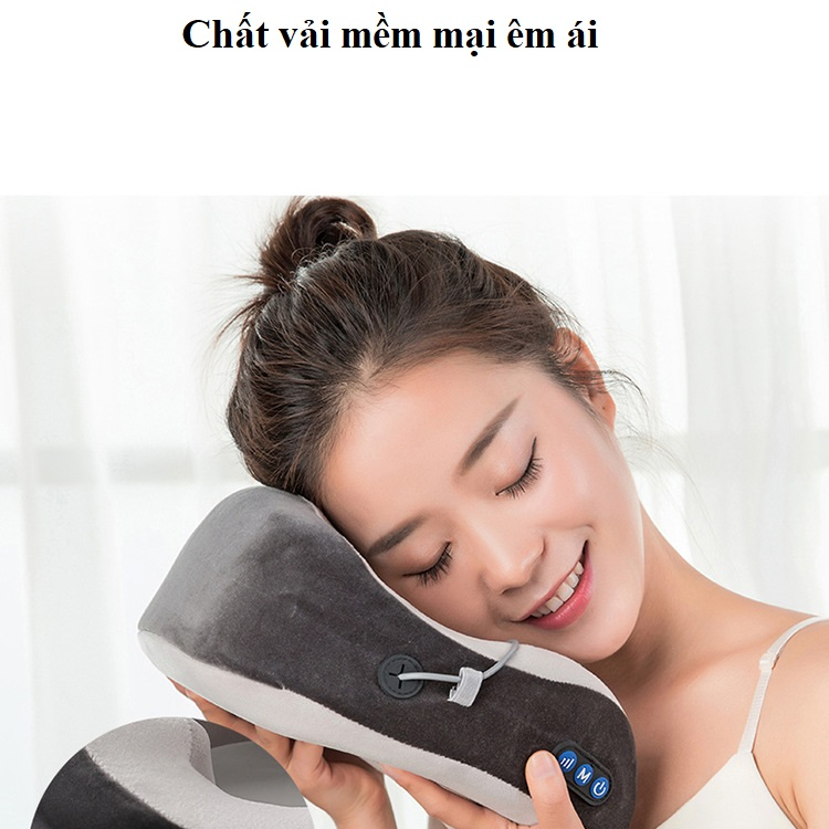 Gối Massage Cổ Hồng Ngoại Tích Điện, Máy Massage Cổ Hồng Ngoại Tích Điện Cao Cấp J97