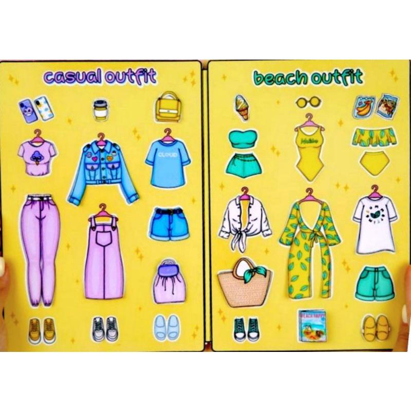 TỦ QUẦN ÁO BÚP BÊ GIẤY 2