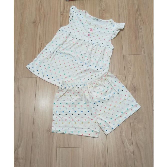 Bộ cotton ngắn size đại cho bé gái 25-48kg