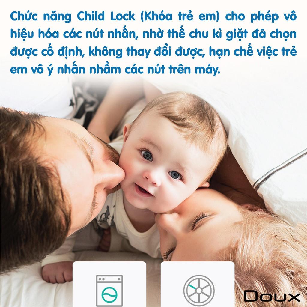 Máy giặt đồ em bé 3in1(giặt, vắt, tia uv diệt khuẩn) Hàn Quốc mini Doux/ Doux Lux