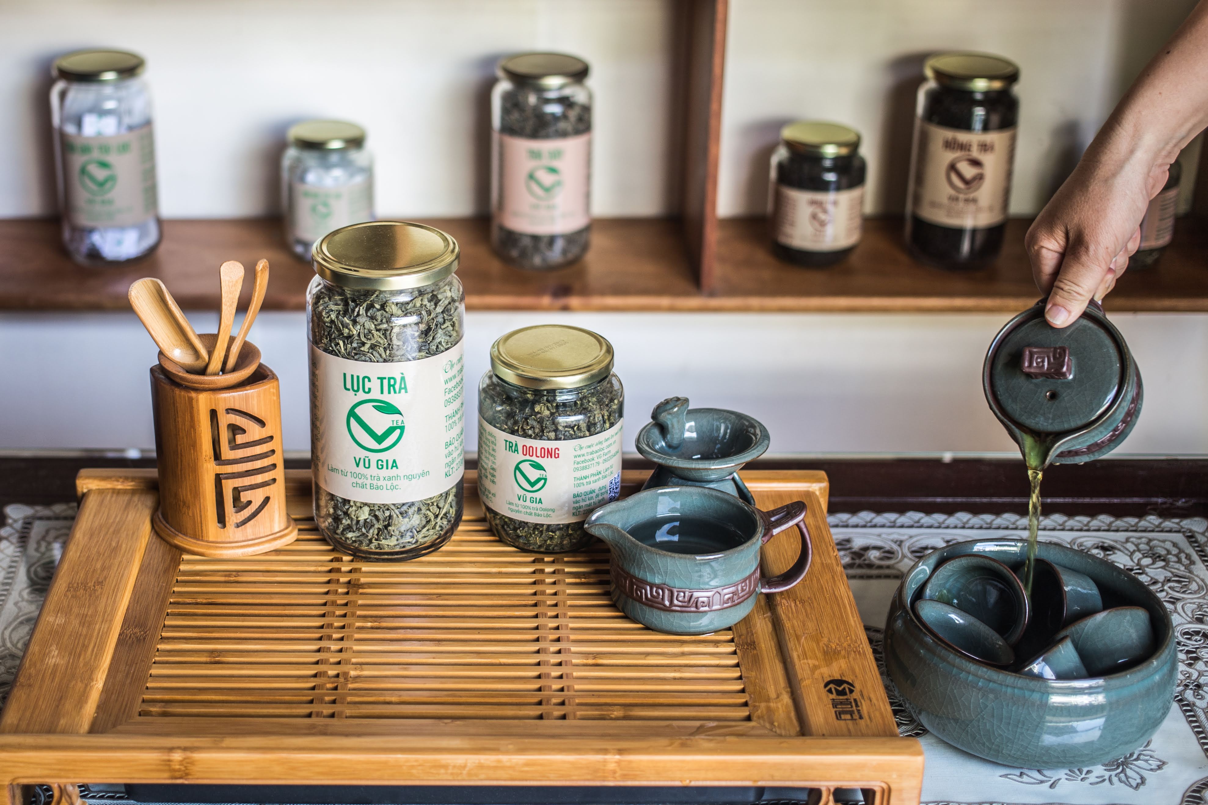Trà Oolong Nguyên Chất Bảo Lộc Vũ Gia