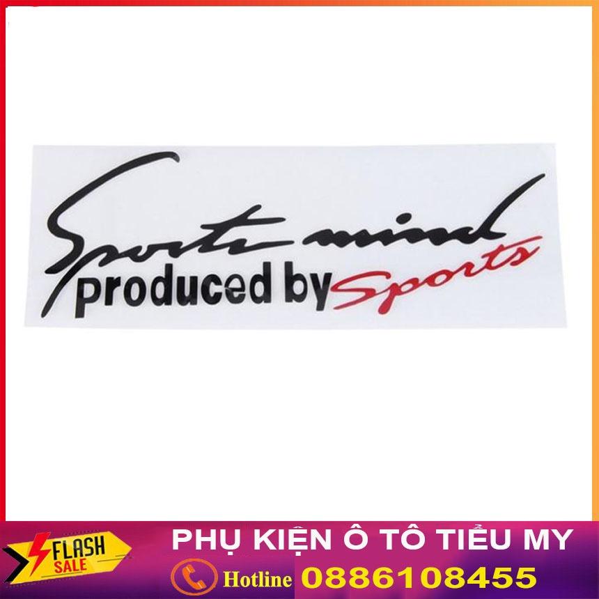 Tem dán trang trí ô tô decal dán trang trí ô tô Sport, tem dán sườn xe tạo dáng xe thể thao hấp dẫn
