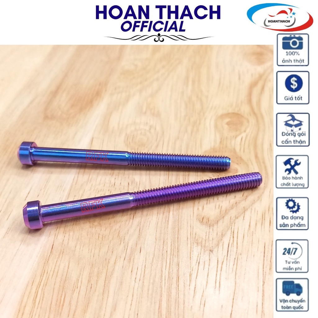 Ốc Trụ 6L80 Tím Dùng cho nhiều dòng xe  SP017544(giá 1 con)