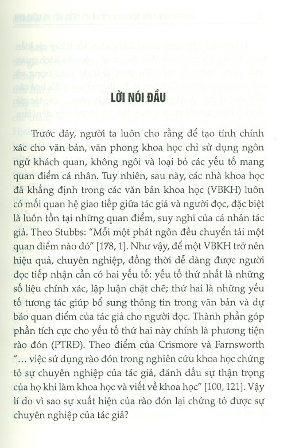 Rào Đón Trong Văn Bản Khoa Học Xã Hội Tiếng Việt Và Tiếng Anh (Sách Chuyên Khảo)