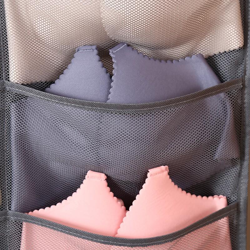 Túi đựng đồ lót có móc treo - túi vải đựng đồ 2 mặt 30 ngăn