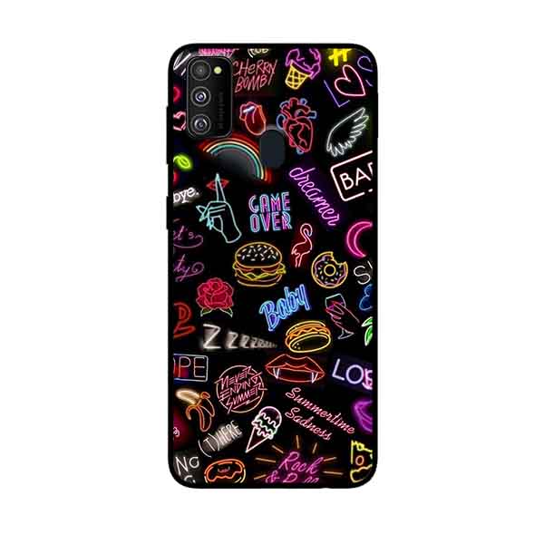Ốp Lưng in cho Samsung Galaxy M30s Mẫu Màu Sắc 1 - Hàng Chính Hãng