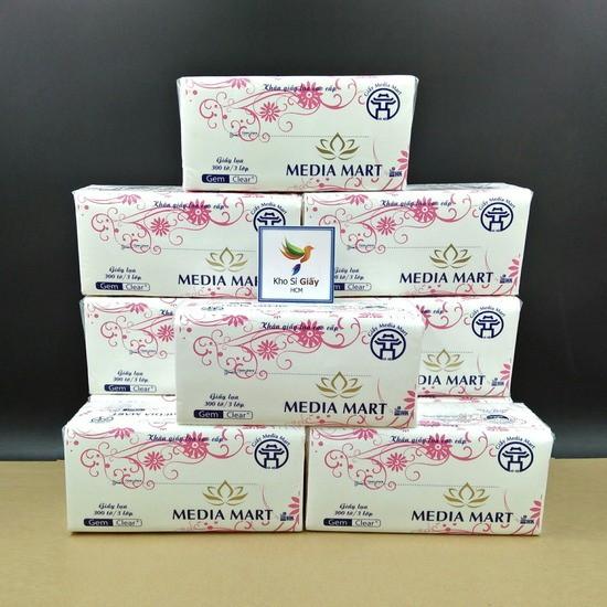 Giấy ăn lụa, khăn giấy rút cao cấp 1 gói khăn giấy rút 300 tờ