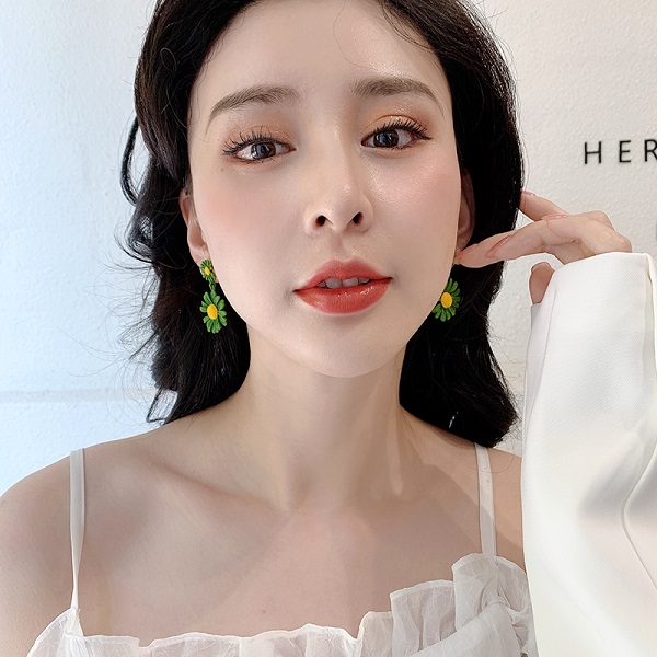Hàng Quảng Châu - BÔNG TAI HOA CÚC SIÊU CUTE - PK14030
