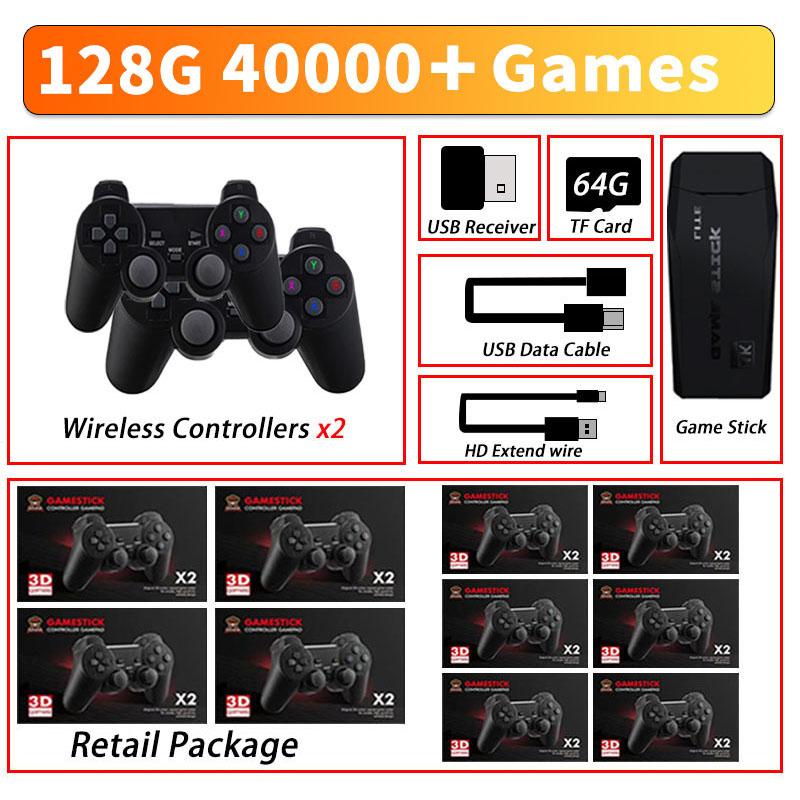 Đầu ra 1-10PCS4KHD Trò chơi TV có độ trễ thấp 2,4g Bảng điều khiển trò chơi video di động cho PSP PS1 N64 GD10 Retro Gameconsole