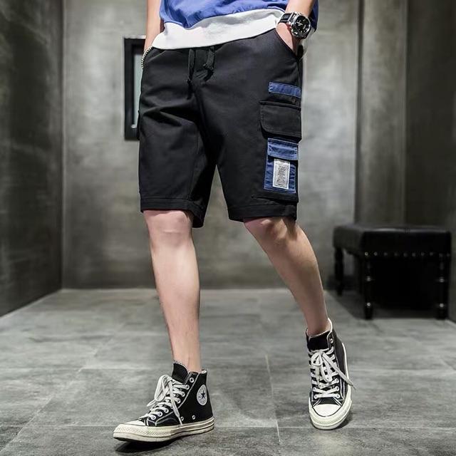 Quần short nam kaki túi hộp unsiex SmileZ