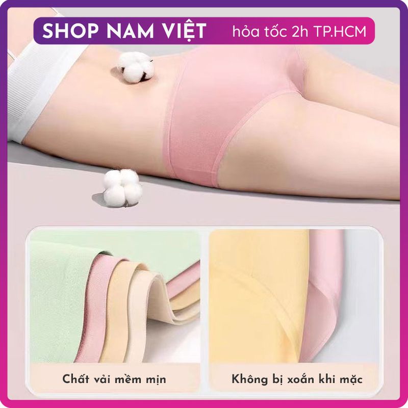 (Set 3 cái) Quần Lót Cotton Dùng Một Lần Cho Du Lịch