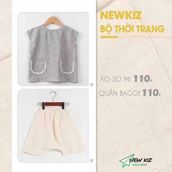 Quần áo bé trai bé gái mùa hè - Nhập khẩu Hàn Quốc