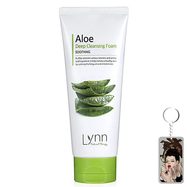 Sữa rửa mặt lô hội Lynn Aloe Deep Cleansing Foam Hàn Quốc 120g