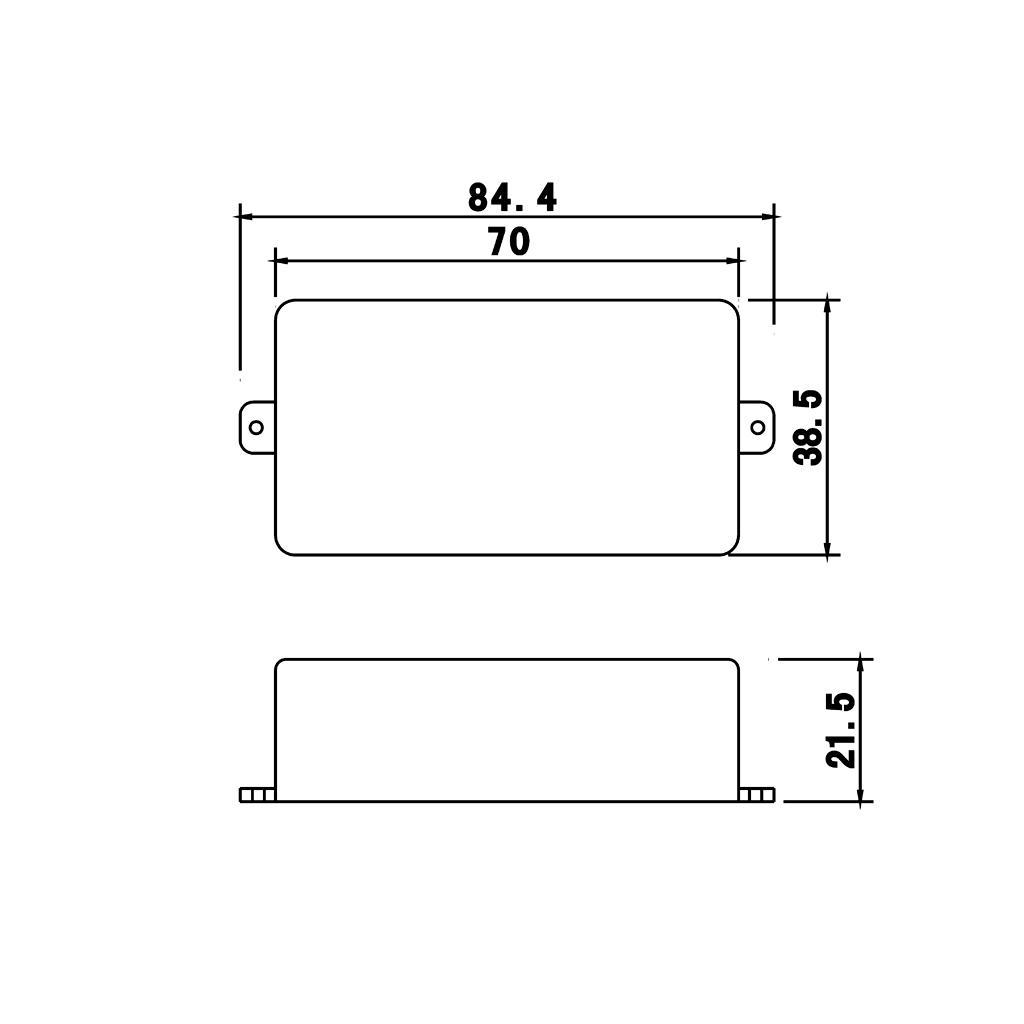 Set Of Black Sealed Humbucker Pickup Set For Les Paul Guitar Accessory