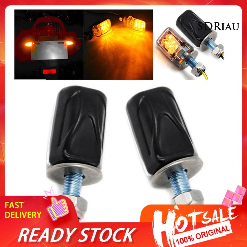 Set 4 Đèn Led Tín Hiệu Mini 12v Dành Cho Xe Mô Tô / Xe Hơi Tiện Dụng